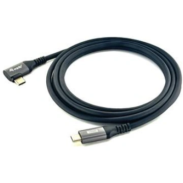 Equip USB-C 2.0 to C Cable, 90° Angle, 100W PD, St