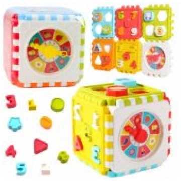 LEAN Toys Educational Cube Sorter Numbers Patterns