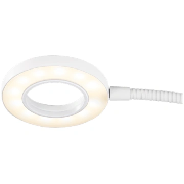 DELTACO 3-IN-1 Selfie Ring Lamp with smartphone an