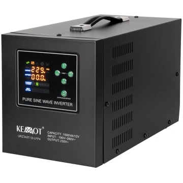 Zasilacz awaryjny KEMOT PROsinus-1500-LFP4 przetwo