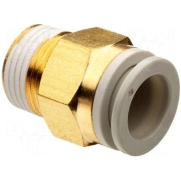 Push-in fitting | threaded,straight | R 1/8" | out