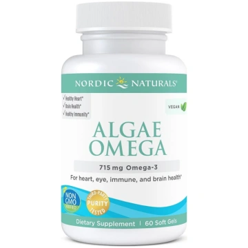 NORDIC NATURALS Aļģu Omega (60 kapsulas)