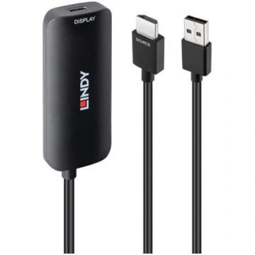 LINDY HDMI uz USB Type C pārveidotājs ar USB baroš