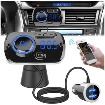 Auto raidītājs, FM modulators,telefona lādētājs,Bl