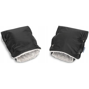 Sensillo REKAWICZKA/MUFKA DO WOZKA - MINKY BLACK S