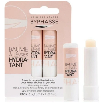 Mitrinošs balzams lūpām 2x 4,8g Byphasse