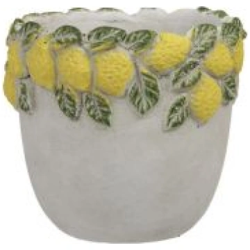 Betona puķu pods - "Citrons", 385207