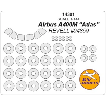 Airbus A400M “Atlas” (REVELL) + wheels masks KV Mo