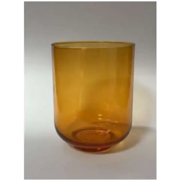 Stikla cilindra vāze h20x15cmLANTERN dzintars Dar-