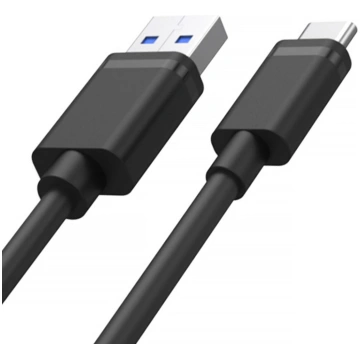 UNITEK USB CABLE USB-A — USB-C 25CM, Y-C480BK