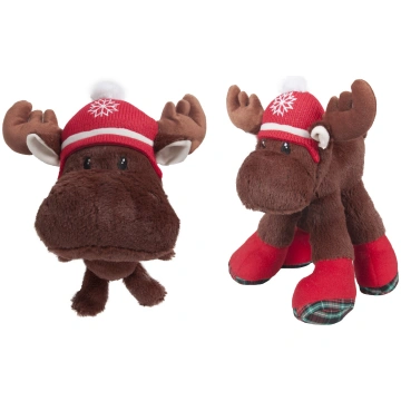 Rotaļlieta sunim, plīša manta Flamingo Moose, (krā