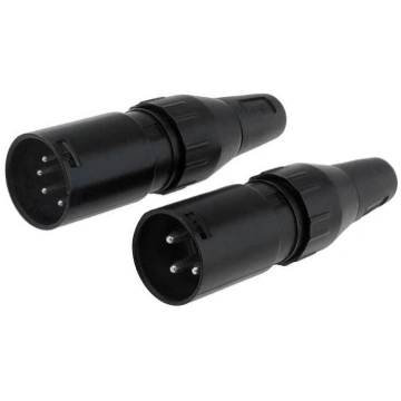 Connector: XLR; plug; male; 10A; 50V; PIN: 4; stra
