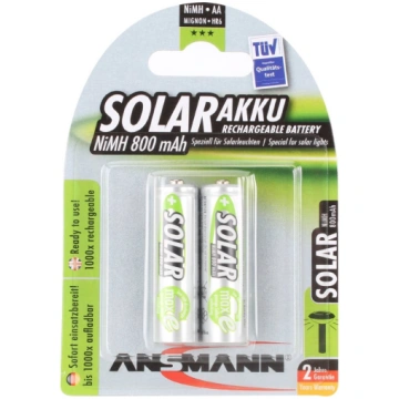 Ansmann Akumulator Mignon Solar NiMh 2xAA 800mAh 1