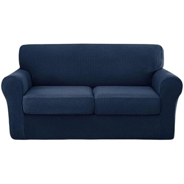 4-Piece Stretch Sofa Cover for Sofas with 3 Cushio