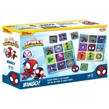 Spēle Bingo ar Spidey un draugiem, krāsaina Shuffl