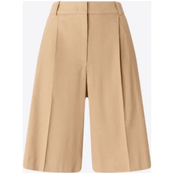 BERMUDA CON PIEGA STIRATA - BEIGE / 44