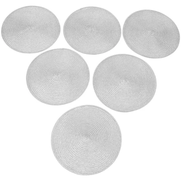 Pack of 6 Heat Resistant Washable Table Mats for M