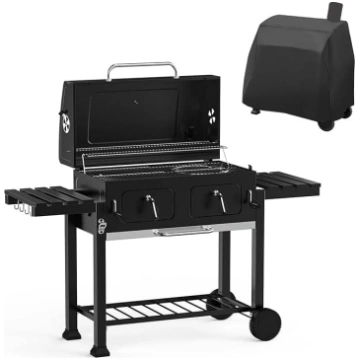 ONLYFIRE GS339-A Īpaši liels BBQ grils uz kokogļu