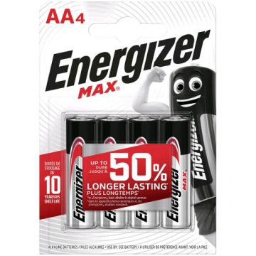 Energizer Max Alkaline Battery AA B4 | Price for 4