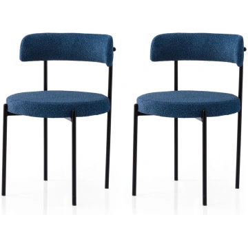 Krēslu komplekts (2 gabali), Hanah Home, Gını, mel