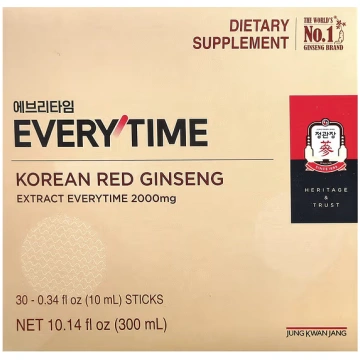 JungKwanJang, Korean Red Ginseng Extract, Everytim