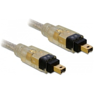 DeLOCK FireWire A/A 1.0m 1m Grau Firewire-Kabel (8