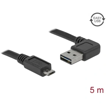 Delock Cable EASY-USB 2.0 Type-A male angled left 