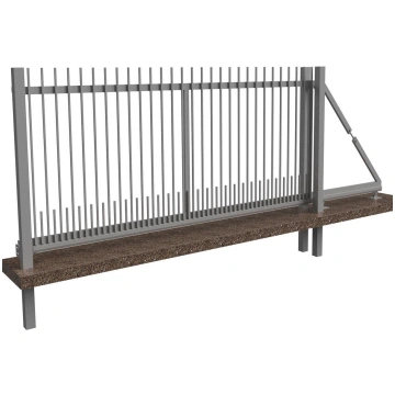 Bīdāmie vārti MODEL.2 4000x1500, HDG+RAL