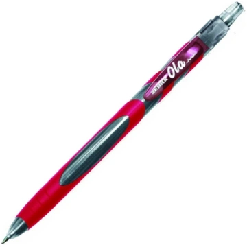 Lodīšu pildspalva Zebra Ola, 0.9mm, sarkana