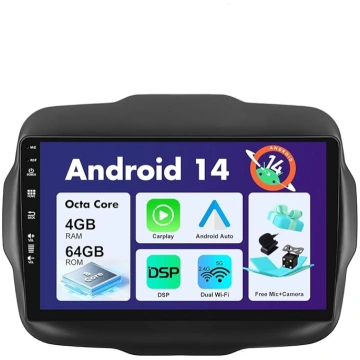 SXAUTO Android 14 IPS auto radio Jeep Renegade (20