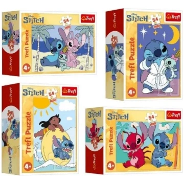 Trefl PUZZLE 54 MINI Stitch i jego swiat /Disney 5