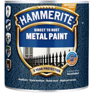 Metāla aizsargkrāsa Hammerite Finish 2.5 L brūna