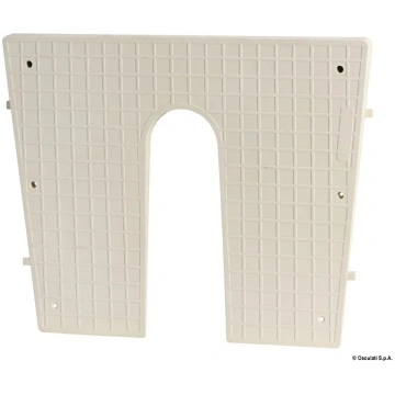Stern protection plate RAL 9001 430x350 mm (47.764