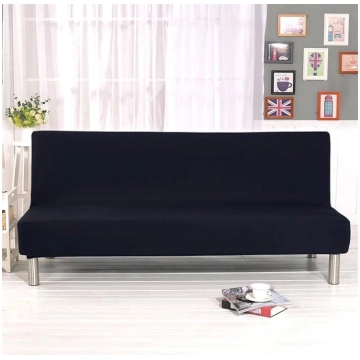 Topchances Armless Sofa Cover Stretch Fabric Futon