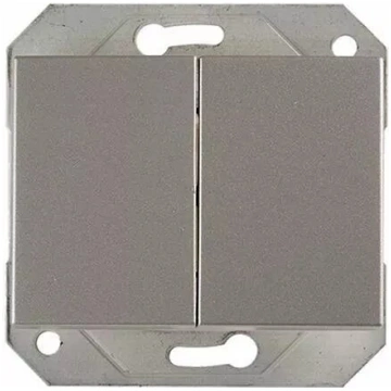 VILMA XP500 1+1 divu taustiņu slēdzis bez rāmja, m