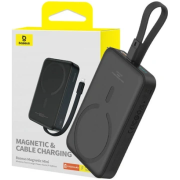 Lādētājs-akumulators (Power bank) Baseus Magnetic 