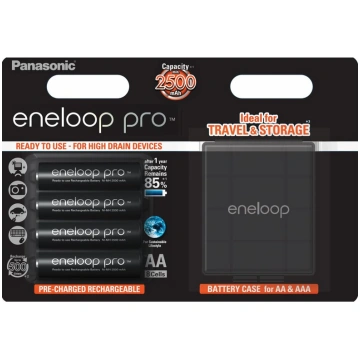 Panasonic Eneloop Pro 4 x R6/AA 2500mAh (BK-3HCDEC