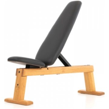 NOHRD Weight Bench Shadow real leather