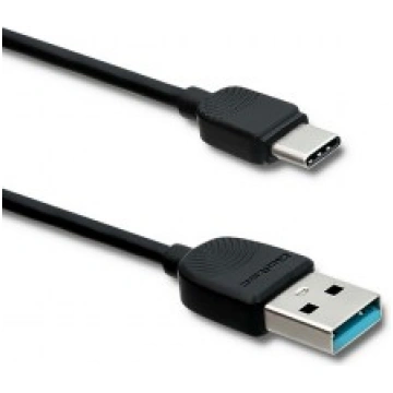 Kabelis Qoltec 52347 USB 2.0, USB Type C, 2.5 m, m