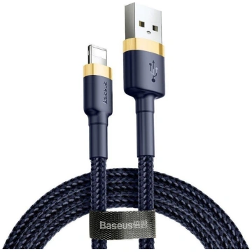 Kabelis Baseus CABLE LIGHTNING TO USB 2M/GOLD/BLUE