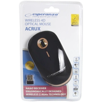 Esperanza Wireless optical mouse, Acrux USB EM127