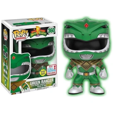 Power Rangers NYCC 2017 Zaļais reindžers ar gaisma