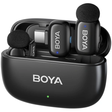 BOYA mini 2-02 wireless microphones 2.4GHz USB-C -