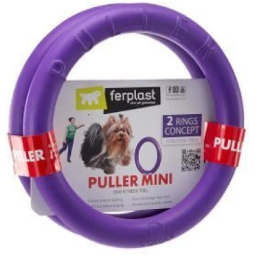 COLLAR PULLER MINI SUŅU ROTAĻLIETA 18CM VIOLĒTA ve