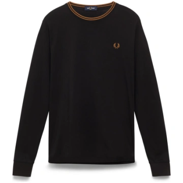 Fred Perry - Ls Twin Tipped T-Shirt - izmērs XS