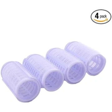 Leadigol Pack of 4 plastmasas ruļļi Garie matu ruļ