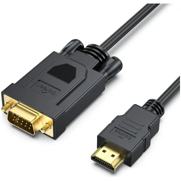 Benfei hDMI to VGA cable, unidirectional, 1.8 m, b