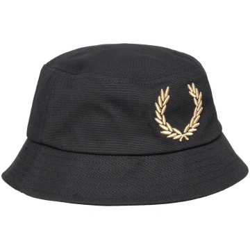 Fred Perry - Bold Branding Canvas Buckethat - izmē