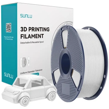 Sunlu PETG filaments balts priekš 3D drukāšanas, P