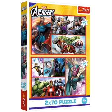 Puzle 2in1 Trefl Avengers 34439, 18 cm x 27.5 cm, 